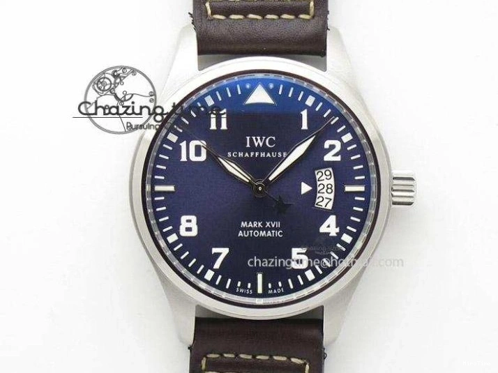 MIROTIME 0414 Pilot Chrono IW377726 ZF 1:1 Best Edition Green Dial on Brown Leather Strap A Trendsetting 7125